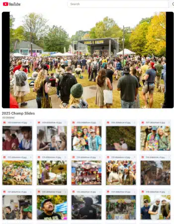 Chomp Stomp Youtube Slideshow